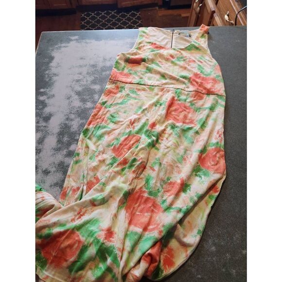 Alice + Olivia Floral High Low Kelty Dress  sz 2 - Picture 2 of 6